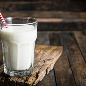 GLASS OF FRESH MILK